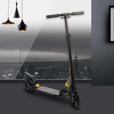 Foldable PU 120kg Adult Folding Kick Scooter 200mm Adult Two Wheel Scooter