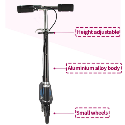 100mm Wheels Two Footed Kick Child Scooter Lightweight Folding Model